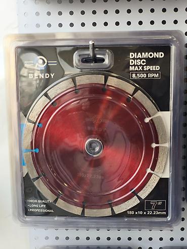 lezva disk: BENDY Diamond Disc – 7" - Diametr: 180 mm (7") - Qalınlıq: 10 mm - — 1