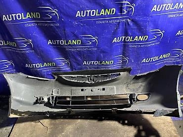 фит туманка: Honda Fit (GD) 8 - Бампер Front (серебро) с юбкой.противотуманками — 3