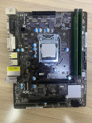 Материнские платы: Материнская плата, Б/у, ASRock, LGA1155, Для ПК