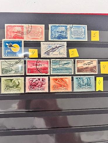 Марки: Коллекция почтовых марок с изображениями автомобилей и кораблей разных — 10