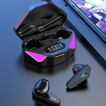 Dinamiklər və kolonkalar: Yeni Simsiz (Bluetooth) Qulaqcıqlar, AIR MUSIC, rəng - Qara