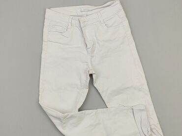 spódniczka czarno biała: Jeans, L (EU 40), condition - Good