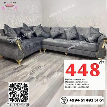 Divanlar: Künc divan, Yeni, Açılan, Bazalı, Parça, Rayonlara çatdırılma — 1