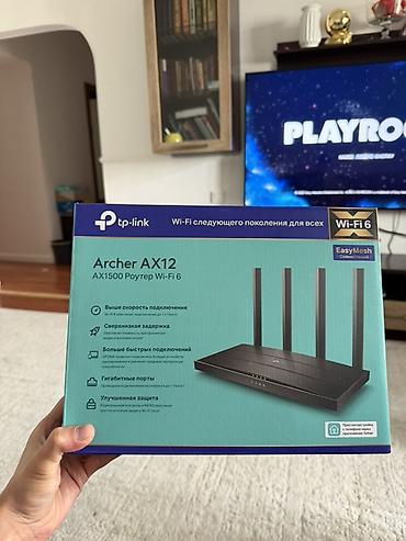 роутер tp link бишкек: Маршрутизатор TP-Link Archer AX12 (AX1500), Wi‑Fi 6 - Стандарты — 1