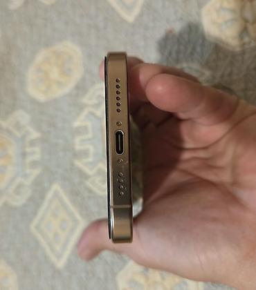 iphone adaptir: IPhone 16 Pro Max, 512 GB, Desert Titanium, Barmaq izi, Simsiz şarj, Face ID — 5