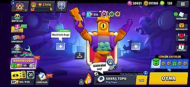 Digər: Brawl Stars hesabı - Kupa: 27,916 (Kupa Yolu II rütbə) - Daxili — 1