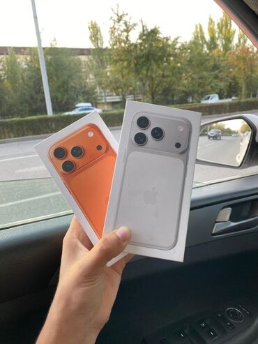 айфон 15 про макс цена бишкек бу: IPhone 17 Pro, Жаңы, 256 ГБ, Ак, Куту, 100 %