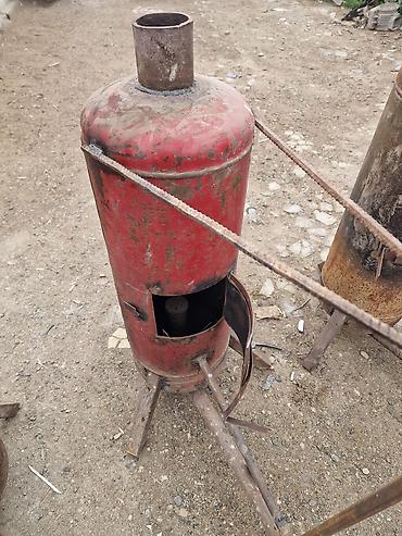 divar peçi: Metaldan hazırlanmış yağ/sobası – şaquli tip - Korpus: qalın divarlı — 4