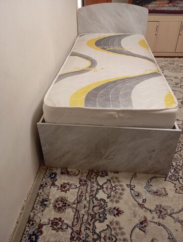 алма сурот: Бир кишилик керебет, Матрасы бар, узуну - 195 см