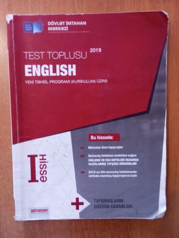 8 ci sinif ingilis dili test: İngilis dili 1 ci hissə test toplusu