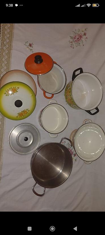 suvenir samovar: Mətbəx üçün müxtəlif qab-qacaq və aksesuar dəsti Satışda bir yerdə — 10