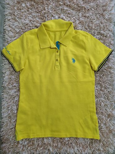 Majice kratkih rukava: U.S. Polo Assn, S (EU 36), Pamuk, bоја - Žuta — 1