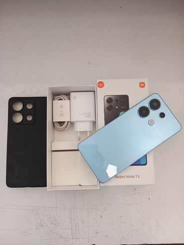 чехлы на телефон xiaomi: Xiaomi Redmi Note 13, 256 GB, rəng - Göy, 
 Barmaq izi, Face ID