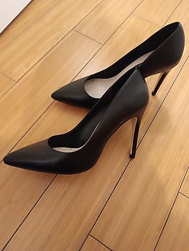 zara crne stikle: ZARA BASIC salonke – broj 37 - Klasične crne štikle sa špic vrhom - — 4