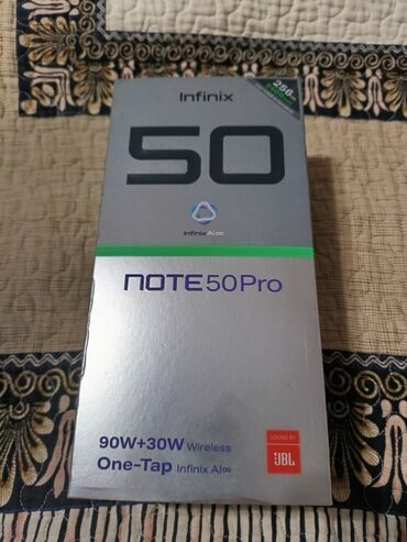 режим нот 4: Infinix HOT 50 Pro, Жаңы, 256 ГБ, түсү - Кызгылт көк, 2 SIM