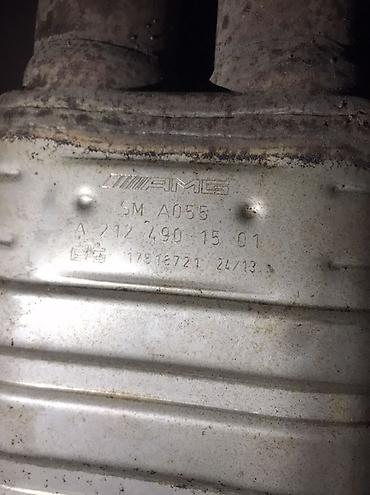 e46 katalizator: AMG orijinal egzoz hissəsi – orta rezonator/kat hissəsi - Brend və — 2