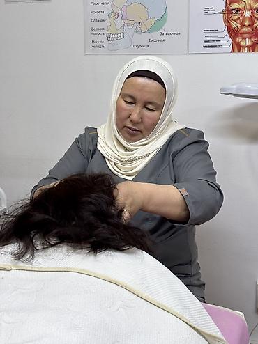 Массаж: Фейс массаж.Табигый жол менен беттеги бырыштарды, баштагы, желкедеги — 4