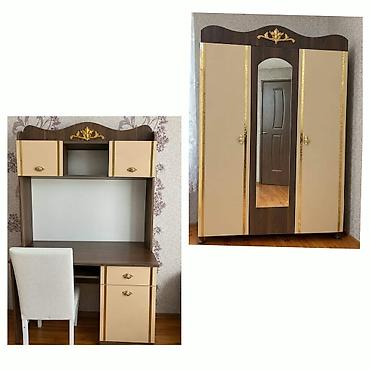 Dolab ve yazi masasi birlikde 320azn. Unvan Bine Sovxoz. *N17