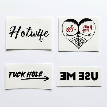 Тату, пирсинг: Татуировка временная – переводные наклейки Подходят для фотосессий — 1