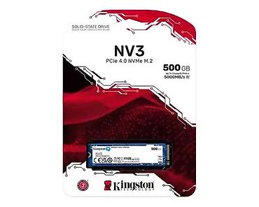 Hard diskovi, eksterni diskovi: Kingston NV3 NVMe SSD 500 GB – PCIe 4.0, M.2 2280 - Model: Kingston — 1