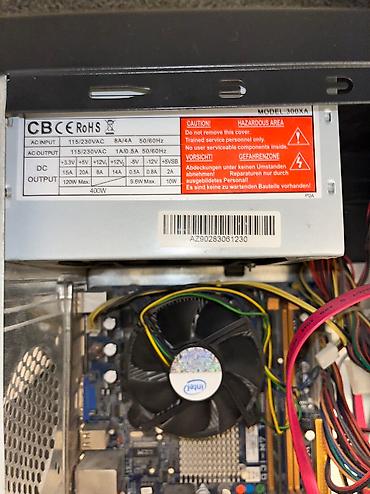 Masaüstü kompüterlər və iş stansiyaları: Yalnız sistem bloku. uzun müddətdir yoxlanılmayıb, sonuncu dəfə — 2