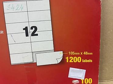 Druga oprema za računare i laptopove: Samoljepljive višesvrhinske etikete – A4 format - Dimenzije na lalafo.rs — 1 Druga oprema za računare i laptopove: Samoljepljive višesvrhinske etikete – A4 format - Dimenzije — 1