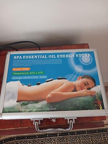 massage machine: Набор для стоун-массажа с подогревом в кейсе - Комплект: гладкие — 2