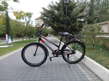 2 teker velosiped: İşlənmiş Şəhər velosipedi Stels, 24", sürətlərin sayı: 1, Ünvandan götürmə