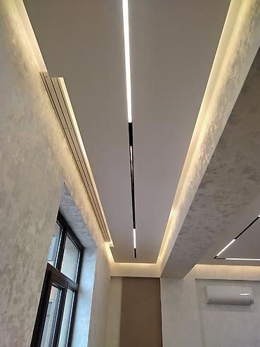 led лента: Xidmət: Xətti işıqlandırma və gizli LED profilli tavan həlləri — 2