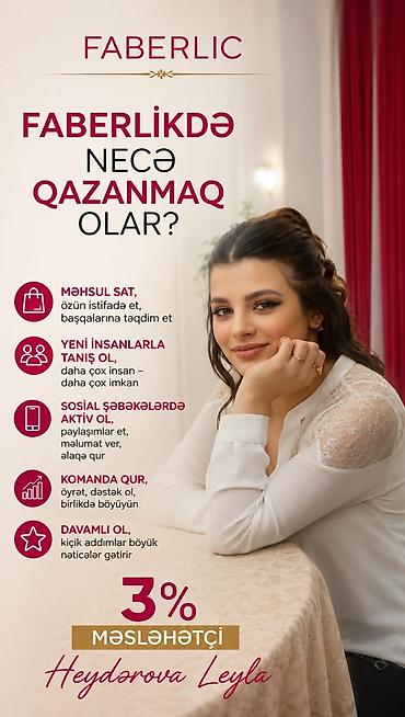 Əməkdaş axtarışı (vakansiyalar): Satış məsləhətçisi tələb olunur, Yalnız qadınlar üçün, İstənilən yaş, Təcrübəsiz, İşəmuzd ödəniş — 1