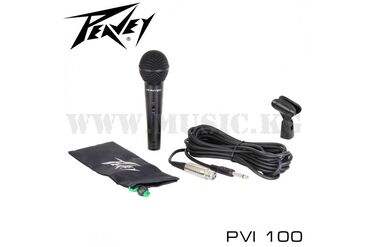 Динамики и музыкальные центры: Динамический микрофон Peavey PVi 100 (XLR - 1/4' Jack) PVi 100 1/4'