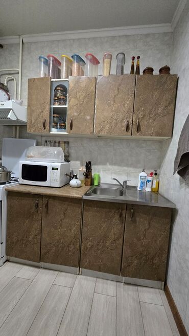 тумба под мойку на кухню: Кухонный гарнитур, Б/у, цвет - Коричневый, Самовывоз