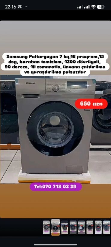 Paltaryuyan maşınlar: Paltaryuyan Anbardan satiş.Qimətlər aşagida qeyd olunub.Ünvana — 44