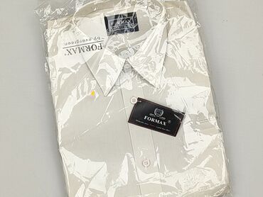 sinsay bluzki z długim rękawem: Сорочка 16 р., стан - Ідеальний, візерунок - Однотонний, колір - Білий