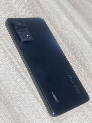 жаңы телефон: Xiaomi, Redmi Note 11 Pro, 128 ГБ, түсү - Кара, 2 SIM