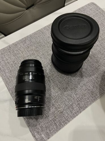 Фотоаппараты: Продам объектив canon EF f2.8 macro 100mm В отличном состоянии без