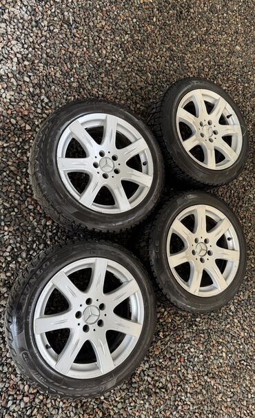 химия для автомоек: Литые Диски R 17 Mercedes-Benz, Комплект, отверстий - 5, Б/у