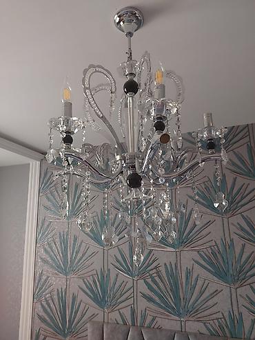 lyustur: Çılçıraq, 5 lampa, Xrustal — 4