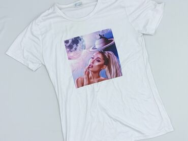 białe t shirty z nadrukiem: T-shirt damski, XS