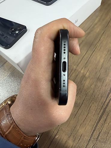 telecom: IPhone 15, 128 GB, Black Titanium, Zəmanət, Sənədlərlə — 5