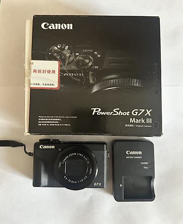 sony a7 lll: Canon PowerShot G7 X Mark III satılır. • Vəziyyəti: Yeni kimidir — 1