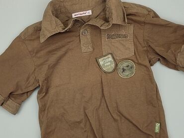 sukienka letnia na codzien: Shirt 5-6 years, condition - Good, pattern - Print, color - Brown