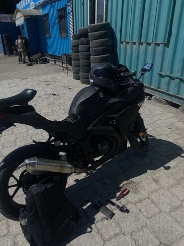 самодельный мотоцикл: Спортбайк Yamaha, 200 куб. см, Бензин, Взрослый, Б/у