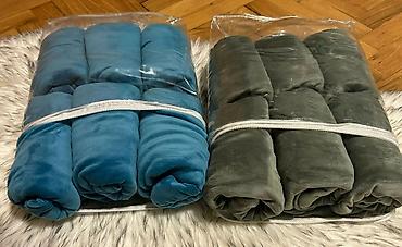 Prekrivači za nameštaj: Elastične navlake za stolice – baršunasti izgled - Materijal: meka — 9