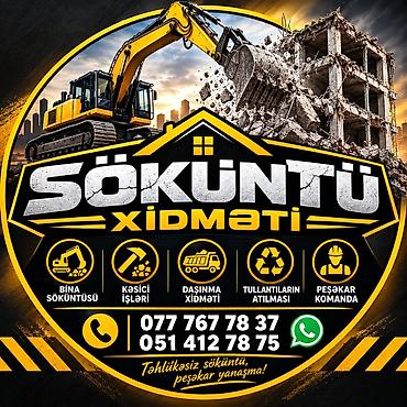 Söküntü xidməti - Bina söküntüsü: fərdi və çoxmərtəbəli tikililərin