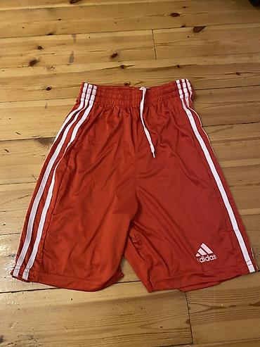 idman şort: Şort, Adidas, Standart, rəng - Qırmızı — 1