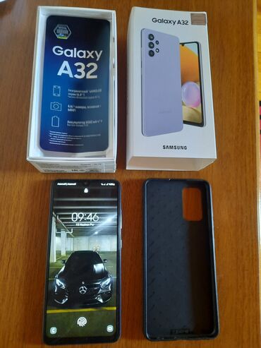 телефон флай белый кнопочный: Samsung Galaxy A32, 64 GB, rəng - Çəhrayı, Sensor, Barmaq izi, Face ID
