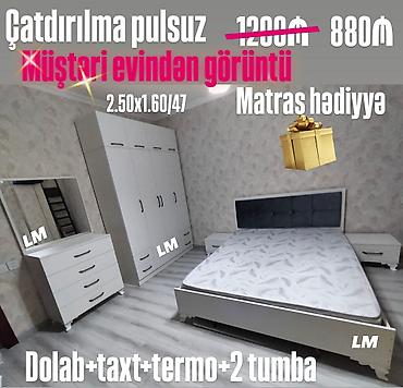 Yataq dəsti Sifarişlə və yeni Qiymət : 880₼ Dəstə daxildir: Dolab lalafo.az -da Yataq dəsti Sifarişlə və yeni Qiymət : 880₼ Dəstə daxildir: Dolab