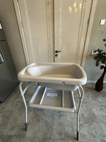 hamam əşyaları: Uşaq vannası və stendi - Rahat hamam üçün plastik uşaq vannası — 4