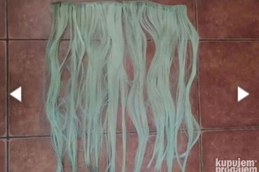 Perike i klipse: Prodajem pravu prirodnu kosu Na stanju ;šiške ombre,šiške plave,dve — 7